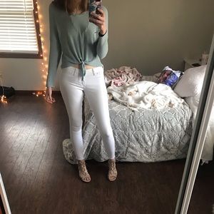 White jeans